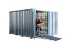 Container voor nieuwbouw materiaal - Opslag voor gereedschap