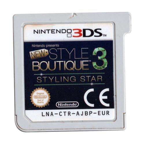 3DS New Style Boutique 3: Styling Star, Spelcomputers en Games, Games | Nintendo 2DS en 3DS, Zo goed als nieuw, Verzenden