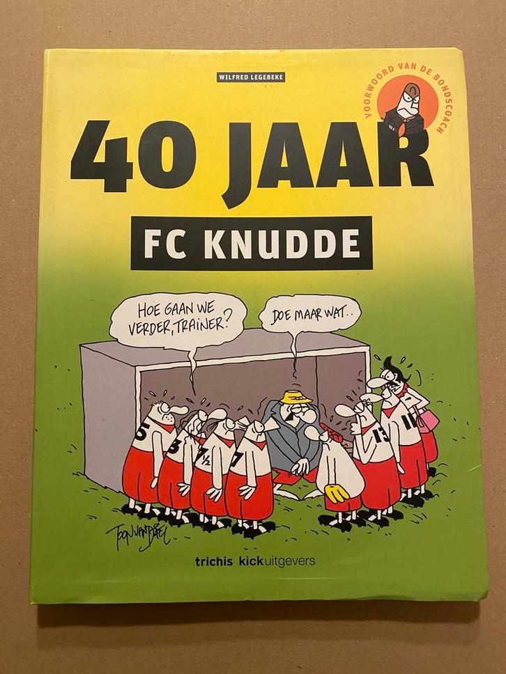 Stripgeschiedenis - 40 Jaar FC Knudde - 207 blz., Verzamelen, Stripfiguren, Boek of Spel, Gebruikt, Ophalen of Verzenden
