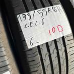 2 x Continental EcoContact 6 195-55-16 Zomerbanden 6mm, Auto-onderdelen, Banden en Velgen, Gebruikt, 16 inch, Ophalen of Verzenden
