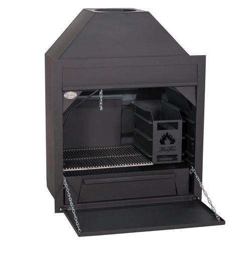 Het Origineel; Home Fires Braai Built-in Supreme de luxe 800, Tuin en Terras, Houtskoolbarbecues, Nieuw, Met accessoires, Ophalen of Verzenden