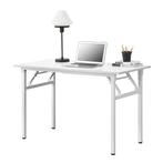 Eettafel bureau 120x60x75 - 76,4 cm opvouwbaar verstelbaar w, Huis en Inrichting, Verzenden, Nieuw