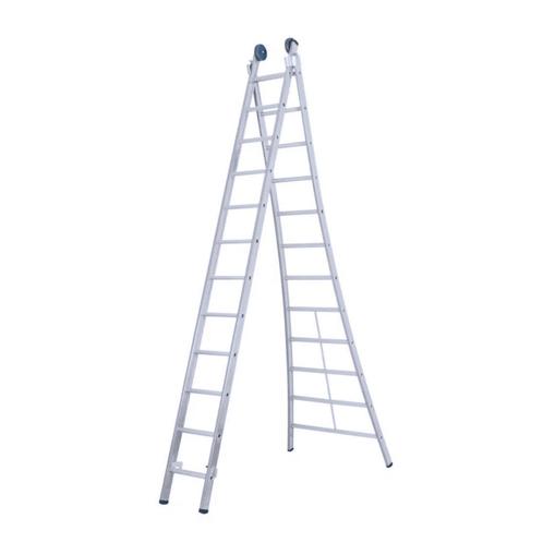 DAS Atlas ladder 2 delig uitverkoop !, Doe-het-zelf en Verbouw, Ladders en Trappen, Ladder, Nieuw, Verzenden