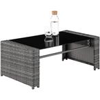 Wicker lounge Lucca - grijs/lichtgrijs, Verzenden, Nieuw