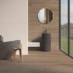 Keramisch parket tegel 20x120 bruin houtlook laminaat, Ophalen, Nieuw, Keramiek, 10 m² of meer
