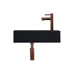 Sani Royal Quartz Zwart Fonteinset met Kraan,, Tuin en Terras, Waterpartijen en Fonteinen, Nieuw