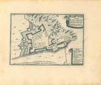 Stadsplattegrond van Dinant, Antiek en Kunst, Kunst | Etsen en Gravures