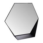 Gorillz Hive Wandspiegel met Plank - Hexagon Spiegel - 60 x, Huis en Inrichting, Verzenden, Nieuw