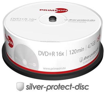 Primeon | DVD+R | 4.7 GB | 25 Stuks beschikbaar voor biedingen