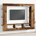 vidaXL TV-kast Wandgemonteerd Oud hout 152 x 22 x 113 cm, Verzenden, Nieuw, Overige houtsoorten, 100 tot 150 cm