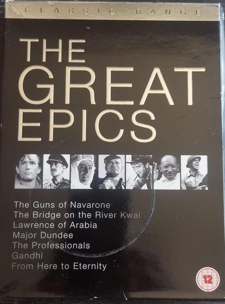 the Great Epics  7 films                    Gratis verzenden, Cd's en Dvd's, Dvd's | Tv en Series, Zo goed als nieuw, Boxset, Drama