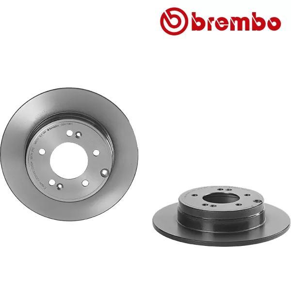 BREMBO Remschijf HYUNDAI ix35 Fuel Cell achterzijde, Auto-onderdelen, Klein materiaal, Nieuw, Verzenden