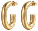 Oorringen goudkleurig - Verkleuren niet - 2.5 Centimeter, Sieraden, Tassen en Uiterlijk, Oorbellen, Overige materialen, Hangers