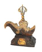 Kartika ritueelvoorwerp met Dorje Vajra en watermonster met