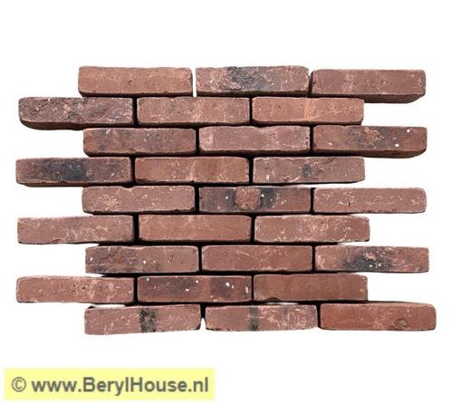 € 0,49 p/st. Gevelsteen Wf rood gesinterd en getrommeld, Doe-het-zelf en Verbouw, Metselstenen, Bakstenen, Nieuw, Verzenden