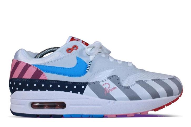 Nike Air Max 1 Parra (Promo Sample)  42.5, Kleding | Heren, Schoenen, Sneakers of Gympen, Ophalen of Verzenden