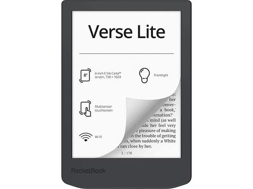 Pocketbook -  E-reader  6 Inch 8 Gb - Midnight Grey, Computers en Software, E-readers, 6 inch of minder, 8 GB, 6 inch of minder