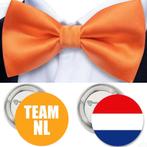 Oranje set Team NL met vlinderdas en 2 buttons, Verzamelen, Sportartikelen en Voetbal, Nieuw, Overige typen, Overige binnenlandse clubs