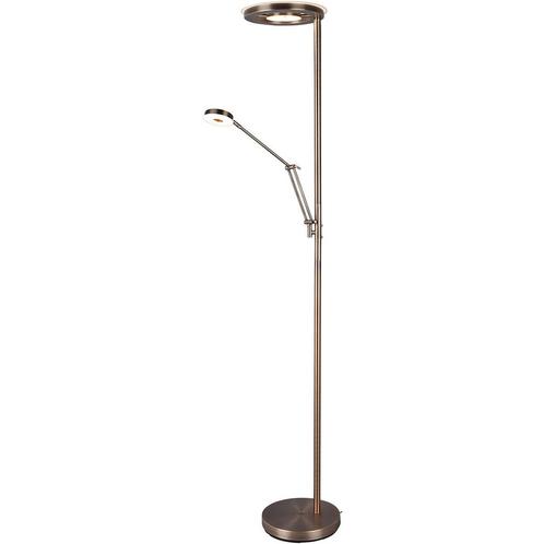 Vloerlamp - Dimbaar - 2-lichts - Warm Wit 3000K, Huis en Inrichting, Lampen | Vloerlampen, Nieuw, Metaal, 150 tot 200 cm, Ophalen of Verzenden