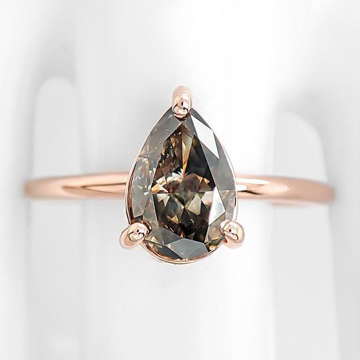 Zonder Minimumprijs - Ring - 14 karaat Roségoud - 1.52ct., Sieraden, Tassen en Uiterlijk, Ringen