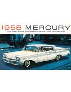1958 MERCURY PROGRAMMA BROCHURE ENGELS (1958), Nieuw, Author