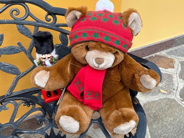 Harrods: kerstbeer 1987, pluche - Teddybeer - 1980-1990 -, Antiek en Kunst, Antiek | Speelgoed