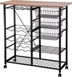 Keukenkast - Keukentrolley-90x40x92 cm-Opbergrek, Ophalen, 100 tot 150 cm, Nieuw, 50 tot 100 cm