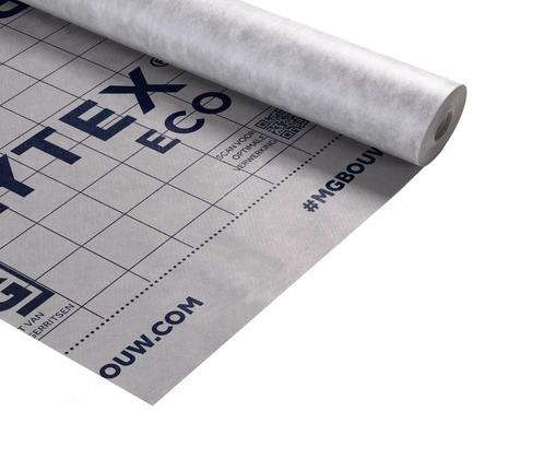 Polytex Eco damp-open folie 1.50x50mÂ¹ (=75 mÂ²), Doe-het-zelf en Verbouw, Isolatie en Afdichting, Minder dan 4 cm, 15 m² of meer