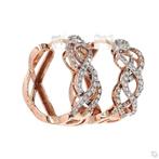 Oorbellen - 14 karaat Roségoud - 1.18ct. tw. Diamant, Sieraden, Tassen en Uiterlijk, Oorbellen, Nieuw