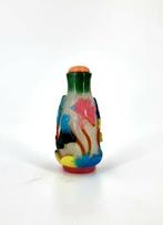 Fles - Glas - snufffles, Antiek en Kunst