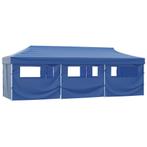 vidaXL Vouwtent pop-up met 8 zijwanden 3x9 m blauw, Verzenden, Nieuw