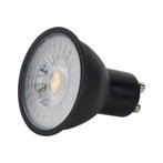 LED GU10 lamp Zwart 3W 2700K 60º 240lm Dimbaar Ø5cm, Ophalen of Verzenden, Nieuw