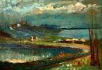 Paulo Ghiglia (1905-1979) - Paesaggio - NO RESERVE, Antiek en Kunst