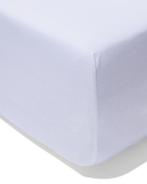 HEMA Boxspring hoeslaken molton stretch 90x200 wit van sale, Verzenden, Nieuw, Wit