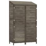 Tuinschuur 102x52x174,5 cm massief vurenhout antracietkle..., Verzenden, Nieuw