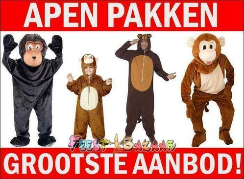 Apenpak | Apen Mascotte verkleedpak | Carnavalskleding Aap, Kleding | Heren, Carnavalskleding en Feestkleding, Kleding, Nieuw