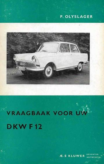 Vraagbaak DKW F12, vanaf 1963 beschikbaar voor biedingen