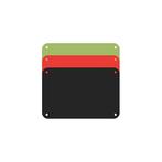 Profboard Snijplaat Rood, Groen en Zwart 30x50x0,1cm, Nieuw