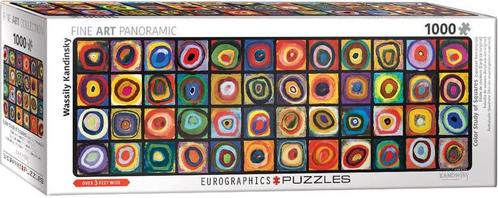 Color Study of Squares - Panorama Puzzel (1000 stukjes) |, Hobby en Vrije tijd, Denksport en Puzzels, Nieuw, Verzenden