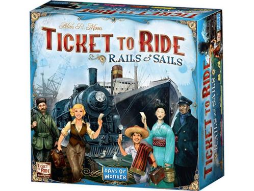 Ticket to Ride Rails & Sails - NL, Huis en Inrichting, Woonaccessoires | Overige, Zo goed als nieuw, Verzenden