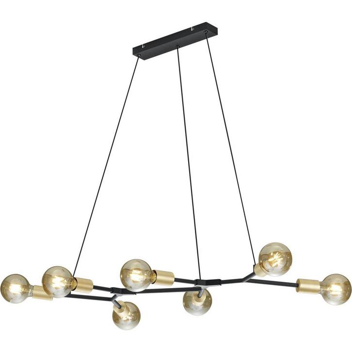 LED Hanglamp - Trion Ross - E27 Fitting - 7-lichts, Huis en Inrichting, Lampen | Hanglampen, Nieuw, Metaal, 75 cm of meer, Ophalen of Verzenden