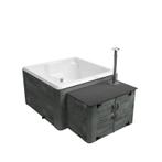 Rexener Polar Day (wit bad) AANBIEDING Hottub met bioheater,, Ophalen of Verzenden, Nieuw, Vierkant, Overige typen