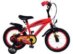 Disney Cars Kinderfiets - Jongens - 14 inch - Rood - Twee, Fietsen en Brommers, Fietsen | Kinderfietsjes, Verzenden, Zo goed als nieuw