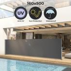 Windscherm uittrekbaar - Oprolbaar - Uitschuifbaar - Camping, Verzenden, Zo goed als nieuw