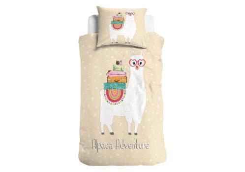 Little Monster Alpaca Adventure Zand, Huis en Inrichting, Slaapkamer | Beddengoed
