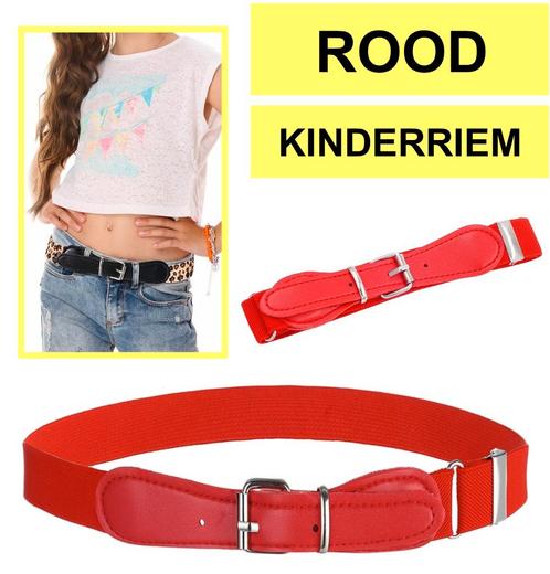 Fako Fashion® - Kinderriem Elastisch Oval - Elastische Riem, Kleding | Dames, Riemen en Ceinturen, Verzenden