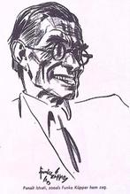 Panaït Istrati op spotprent (lijst optie, Lithos), Verzenden