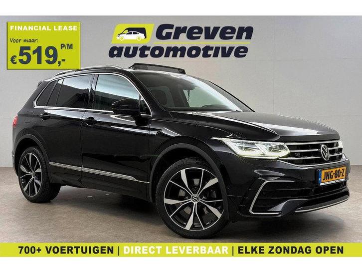 Volkswagen Tiguan 1.4 TSI eHybrid R-Line | Pano | HuD |, Auto's, Volkswagen, Automaat, SUV of Terreinwagen, Zwart, Tiguan
