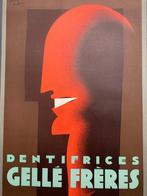 Jean Carlu - Gellé Freres - dentifrice - Art Deco (ca1930), Antiek en Kunst, Kunst | Tekeningen en Foto's