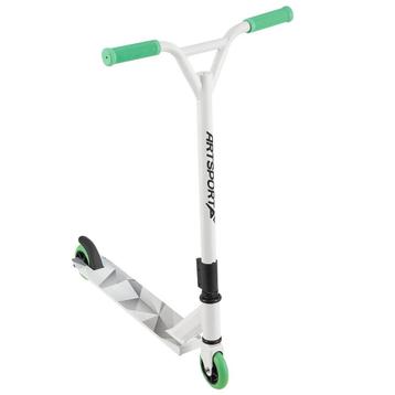 Stuntstep Futuristisch in Wit Groen beschikbaar voor biedingen